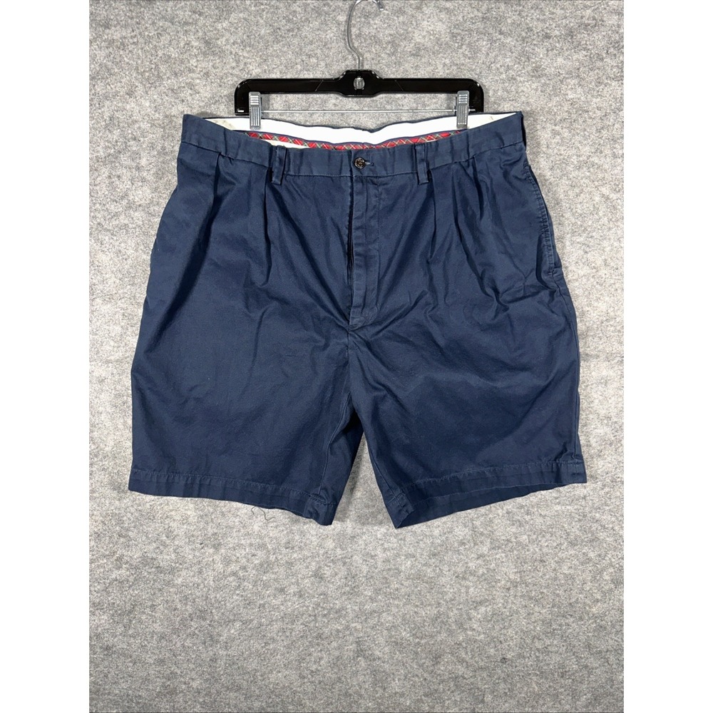 Polo Golf Ralph Lauren Fairway Short Pleated Shield Logo Navy Blue S: 40 Preppy